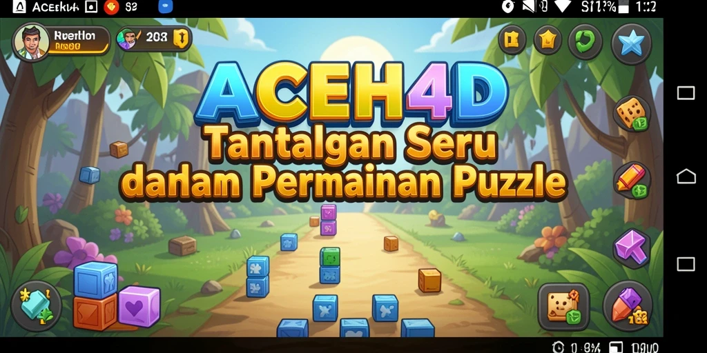 Tampilan gameplay ACEH4D yang menantang dan menarik.