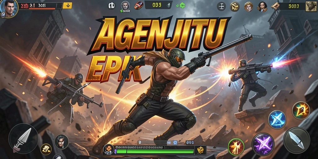 Gameplay AGENJITU yang penuh aksi dengan pertarungan seru dan grafis menakjubkan.
