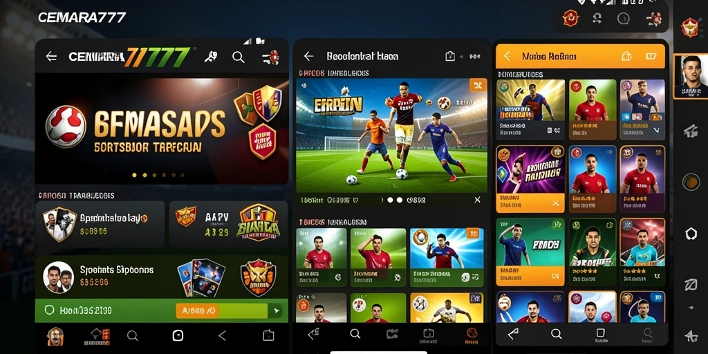 Tampilan gameplay CEMARA777 saat bertaruh olahraga secara live.