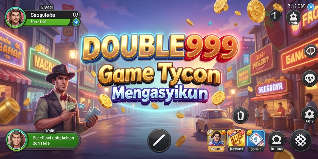 Tampilan menarik gameplay Tycoon dalam DOUBLE999.