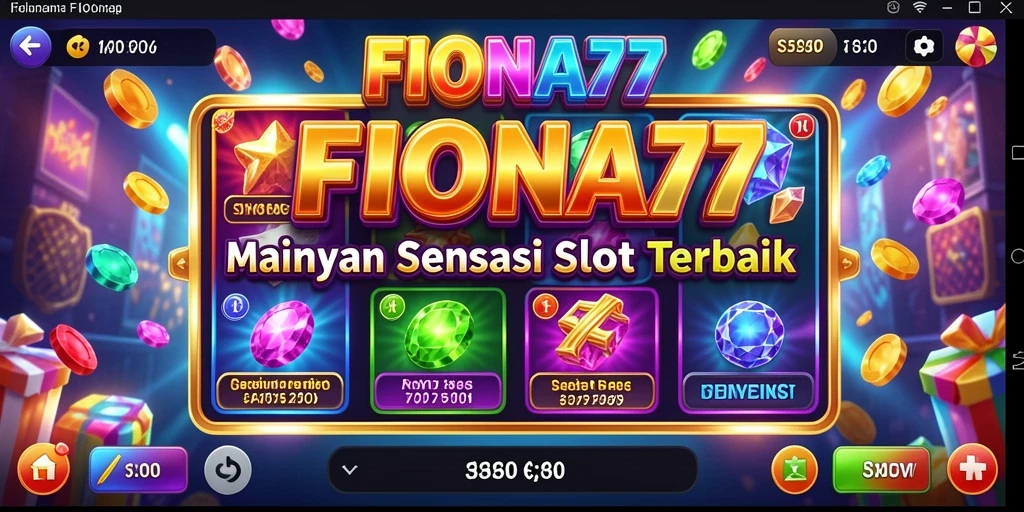 Tampilan menarik dari gameplay FIONA77 yang penuh warna.