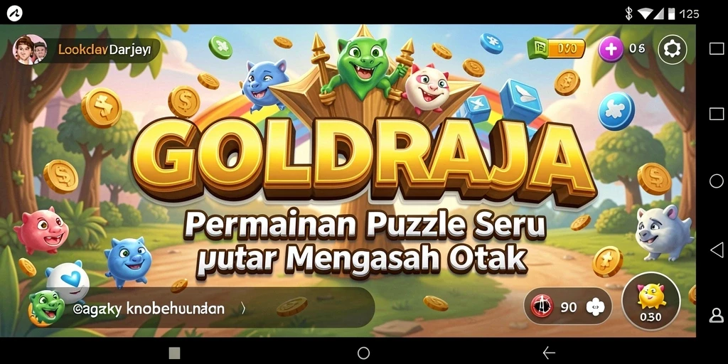 Tangkapan layar dari gameplay <strong>GOLDRAJA</strong> yang menarik dan penuh tantangan.