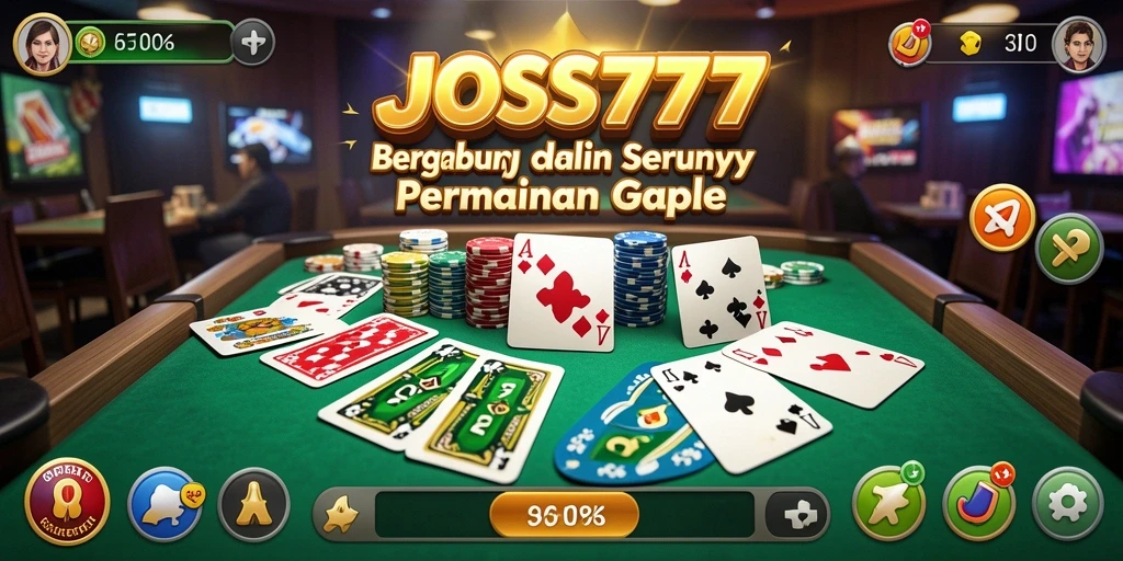 Tampilan menarik dari permainan Gaple di JOSS777.