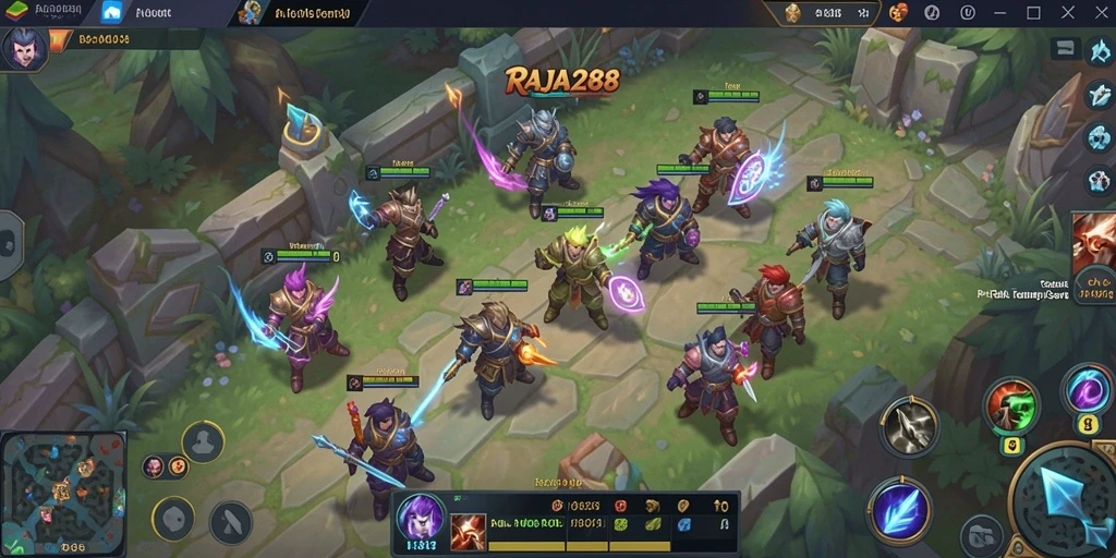 Tampilan gameplay seru dari RAJA288 yang menarik dan menegangkan.