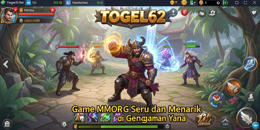 Gameplay seru TOGEL62 yang menampilkan aksi karakter dalam pertempuran.
